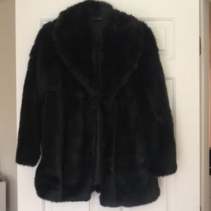 Zara Faux Fur Coat